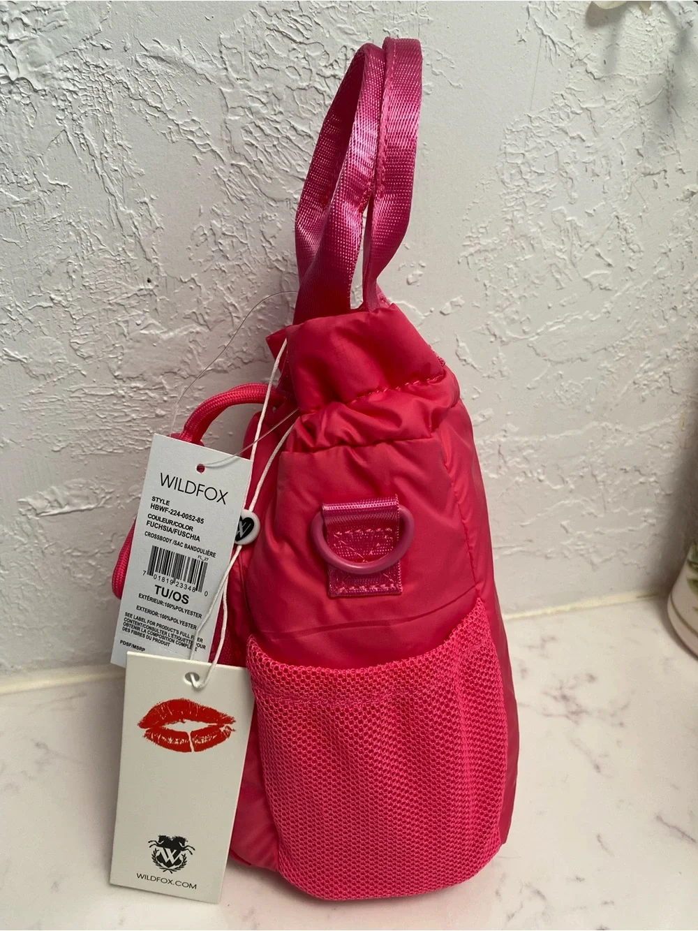 Wildfox Fuchsia Crossbody Bag Brand New